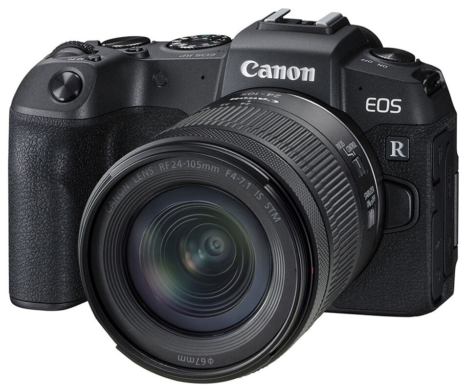Беззеркальный фотоаппарат Canon EOS RP kit ( RF 24-105mm F4-7.1 IS STM), черный