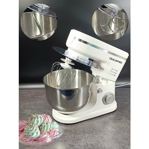 Планетарный миксер 6л 2000 Вт белый 11053₽