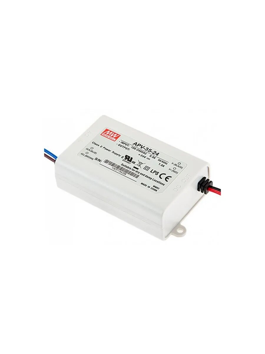 LED-драйвер 35 Вт (24В/1.5А) APV-35-24