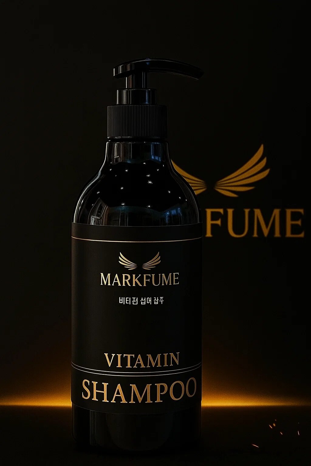 MARKFUME — витаминный шампунь, корейский, для питания волос.