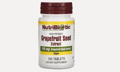 Изображение товара NutriBiotic, экстракт семян грейпфрута, 125 мг, 100 таблеток