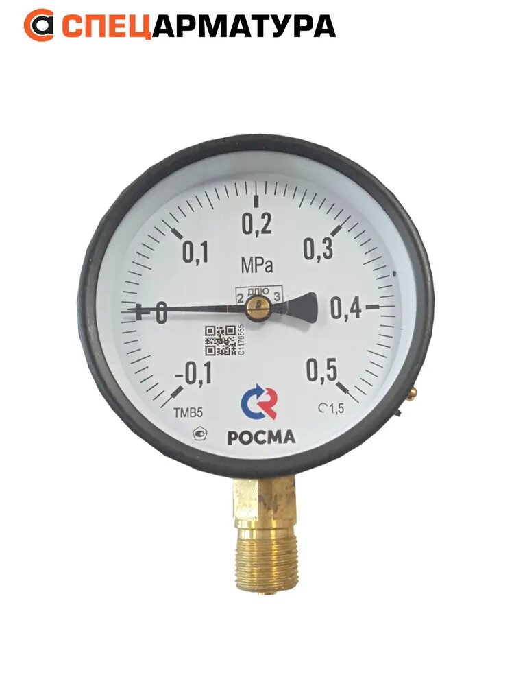 Мановакуумметр показывающий технический ТМВ-510Р.00(-0,1-0,5MPa)M20x1,5.1,5