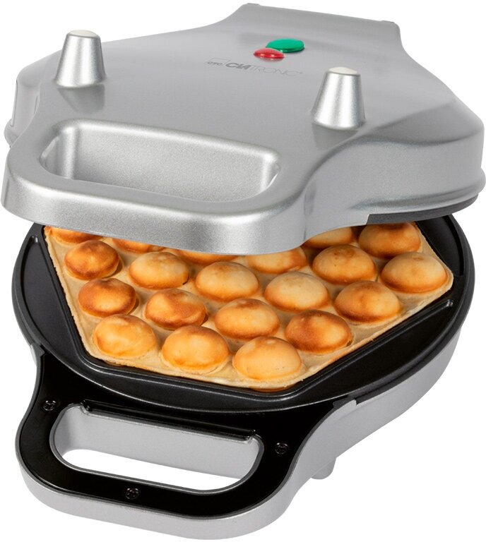 Вафельница Clatronic WA 3772  гонконгская  антипригарная  700Вт  серебристая