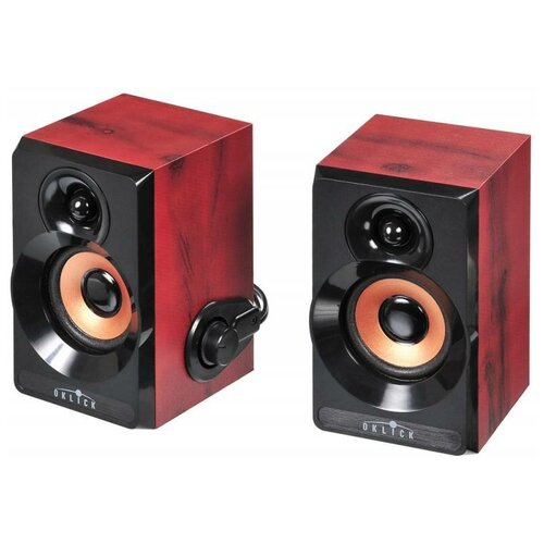 Компьютерная акустика Oklick OK-161 WOOD 20 Красная 117200₽