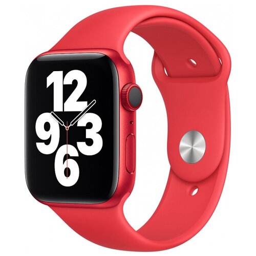 Ремешок силиконовый Red Sport Band (Красный) Apple Watch 44mm (42mm; 45mm) MYAV2ZM/A