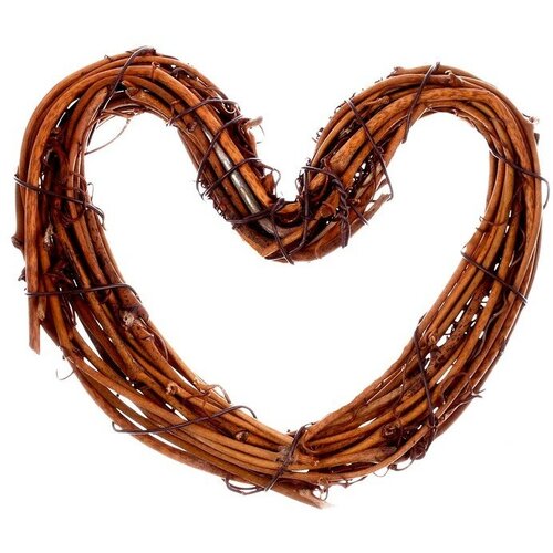 Лиана сухая на металическом каркасе Сердце 10 9 см 288₽
