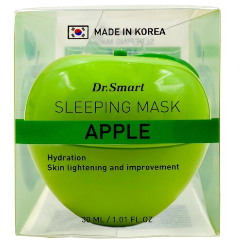 Dr. smart night cream lemon увлажняющий ночной крем маска с экстрактом яблока, 30 мл