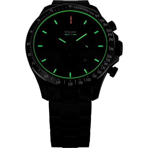 Мужские наручные часы TRASER P67 OFFICER CHRONO PRO BLACK 109466