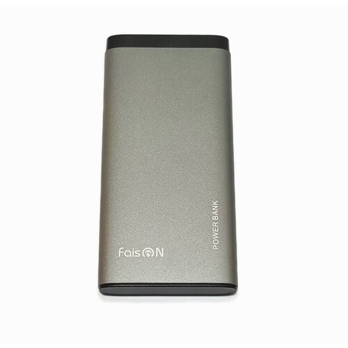 Внешний аккумулятор повербанк FaisON PB-90 CITY 10000 mAh Серый металлик 85000₽