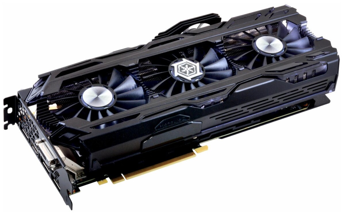 Видеокарта INNO3D "iChill GeForce", GTX 1080Ti, 11ГБ, 352бит, 4 вентилятора