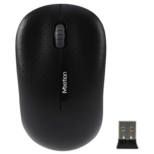 Беспроводная мышь/ мышь компьютерная/ мышь для компьютера/ мышка компьютерная/ беспроводная для ноутбука 2.4G MeeTion MT-R545/Black