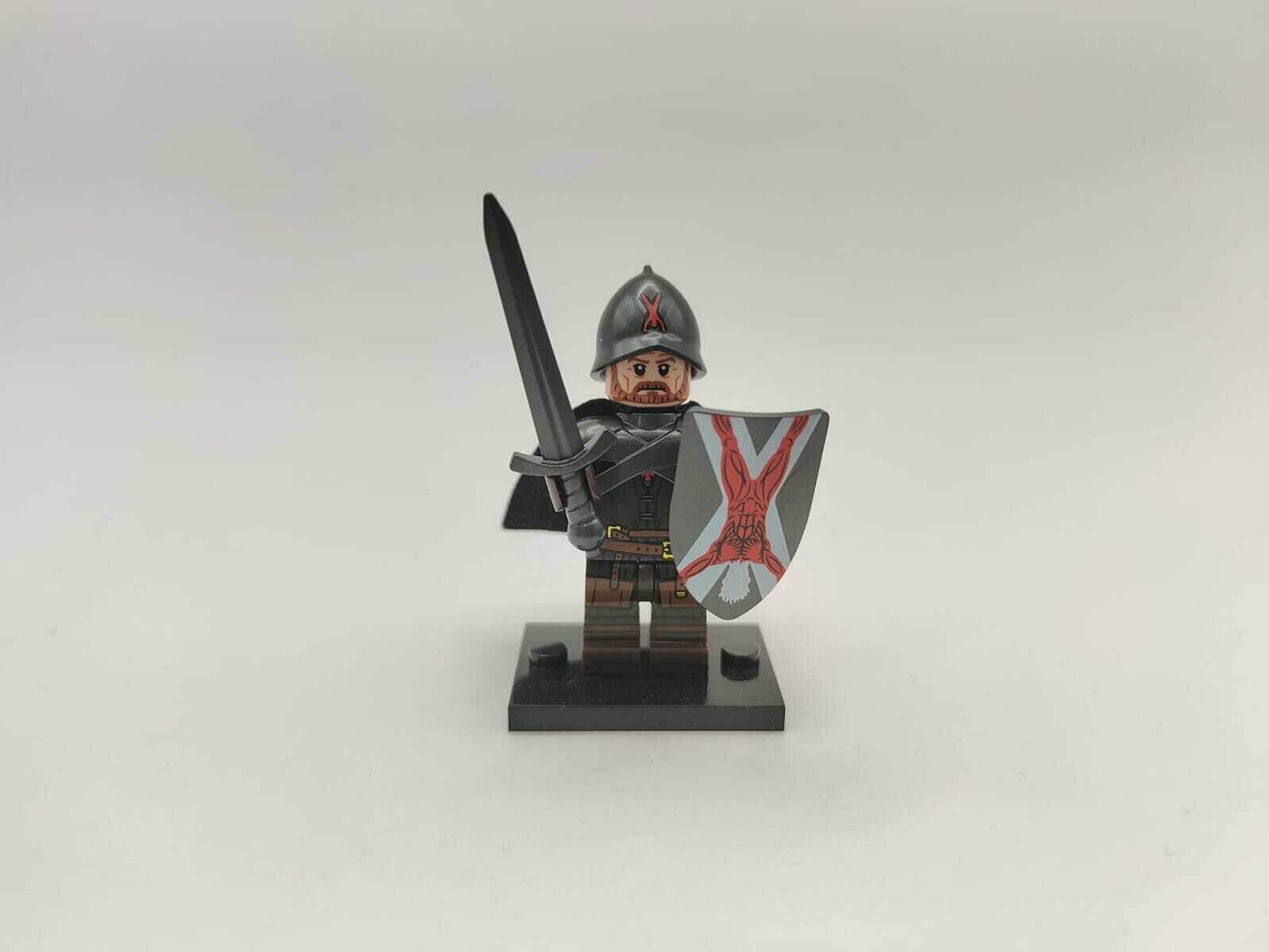 Минифигурка «Мечник Болтонов», фигурка из коллекции "Войска домов" из "Игры престолов", совместима с конструкторами Lego