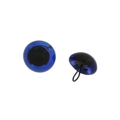 4696 Глазки животных на ножке,пришивные,14мм,голубой,2шт. Glorex