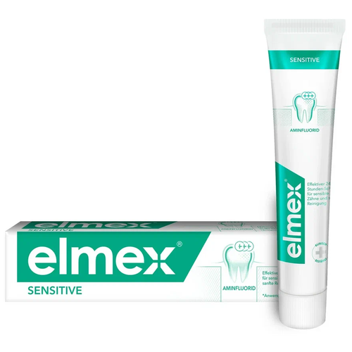 зубная паста elmex сенситив плюс 75мл х 2 шт Зубная паста Elmex Сенситив Плюс для чувствительных зубов, 75 мл