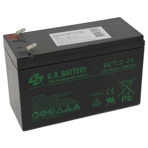 B.B. Battery Аккумулятор BC 7.2-12 (12V 7,2Ah)