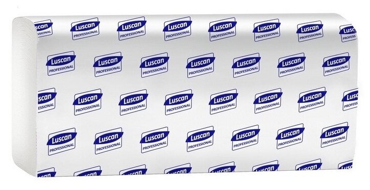 Полотенца бумажные Luscan Professional для диспенсера, M-сложения, белые, 150 л, 21 упаковка