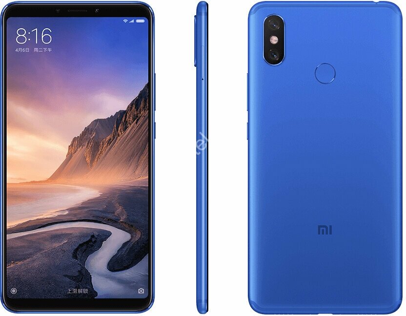 Xiaomi Mi MAX 3 4/64 ГБ Global, синий