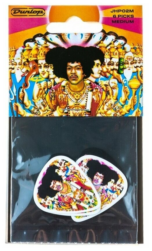 Коллекционные медиаторы Джими Хендрикс Bold As Love 6 шт