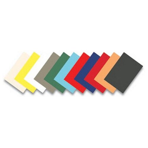 Обложки для переплета картонные Fellowes черный кожа, А4,250г/м2,100шт/уп 1352046 FS-53704