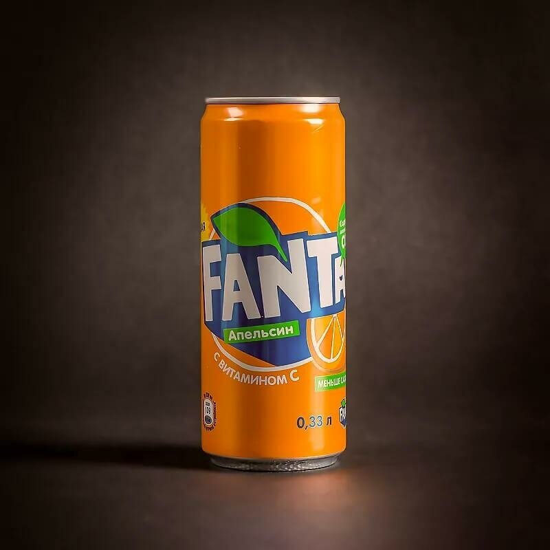 Fanta Orange, 0.25 л, 24 шт, банка , газированный напиток Фанта Апельсин - фотография № 3