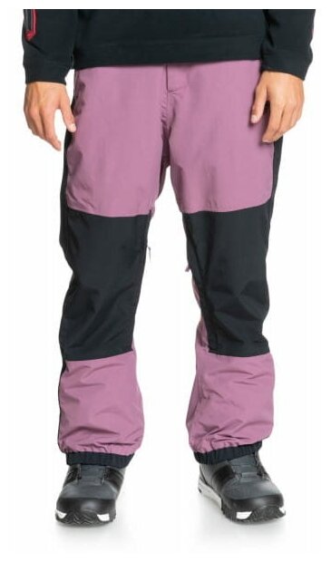 брюки Quiksilver snow down, размер S, фиолетовый