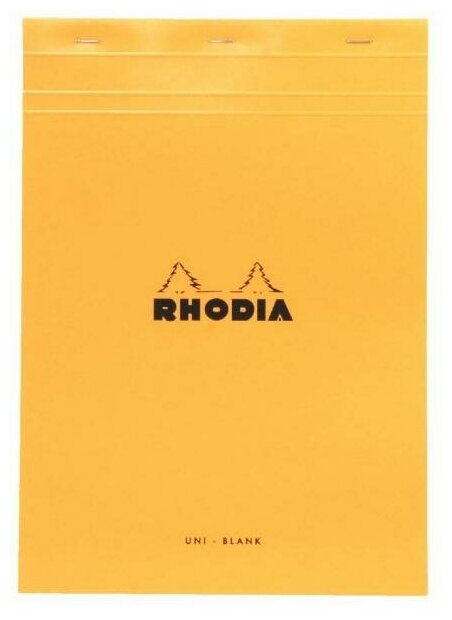 Clairefontaine Блокнот с перфорацией «Rhodia 18» формата А4, обложка оранжевая, 90г/м2, 80л