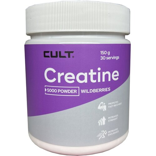 Креатин моногидрат Cult Creatine Monohydrate - 150 грамм, лесные ягоды