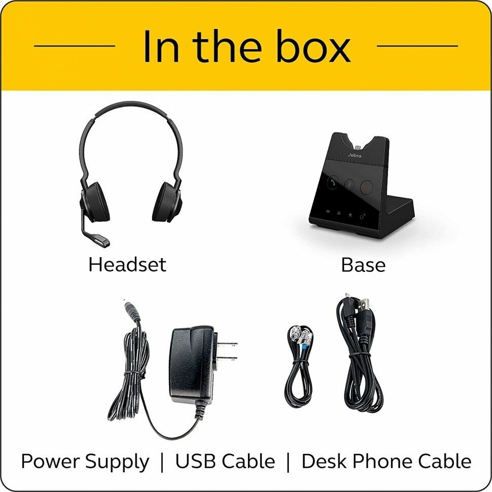 Гарнитура беспроводная/ Jabra Engage 65 Stereo, EMEA