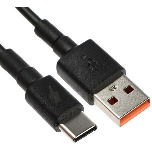 Кабель Exployd EX-K-1275, Type-C - USB, 3 А, 1 м, зарядка/передача данных, силикон, черный(2 шт.) кабель exployd classic ex k 491 type c usb 2 м белый