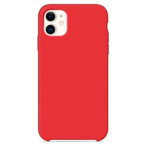 фото Силиконовый чехол silicone case для apple iphone 11, красный letrend