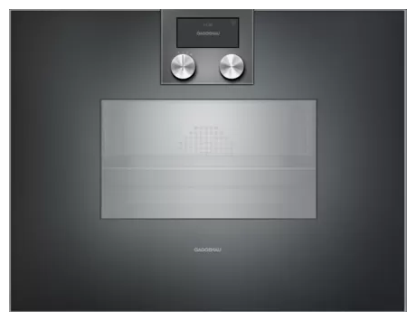 Духовой шкаф встраиваемый электрический с паром Gaggenau BS450101, черный