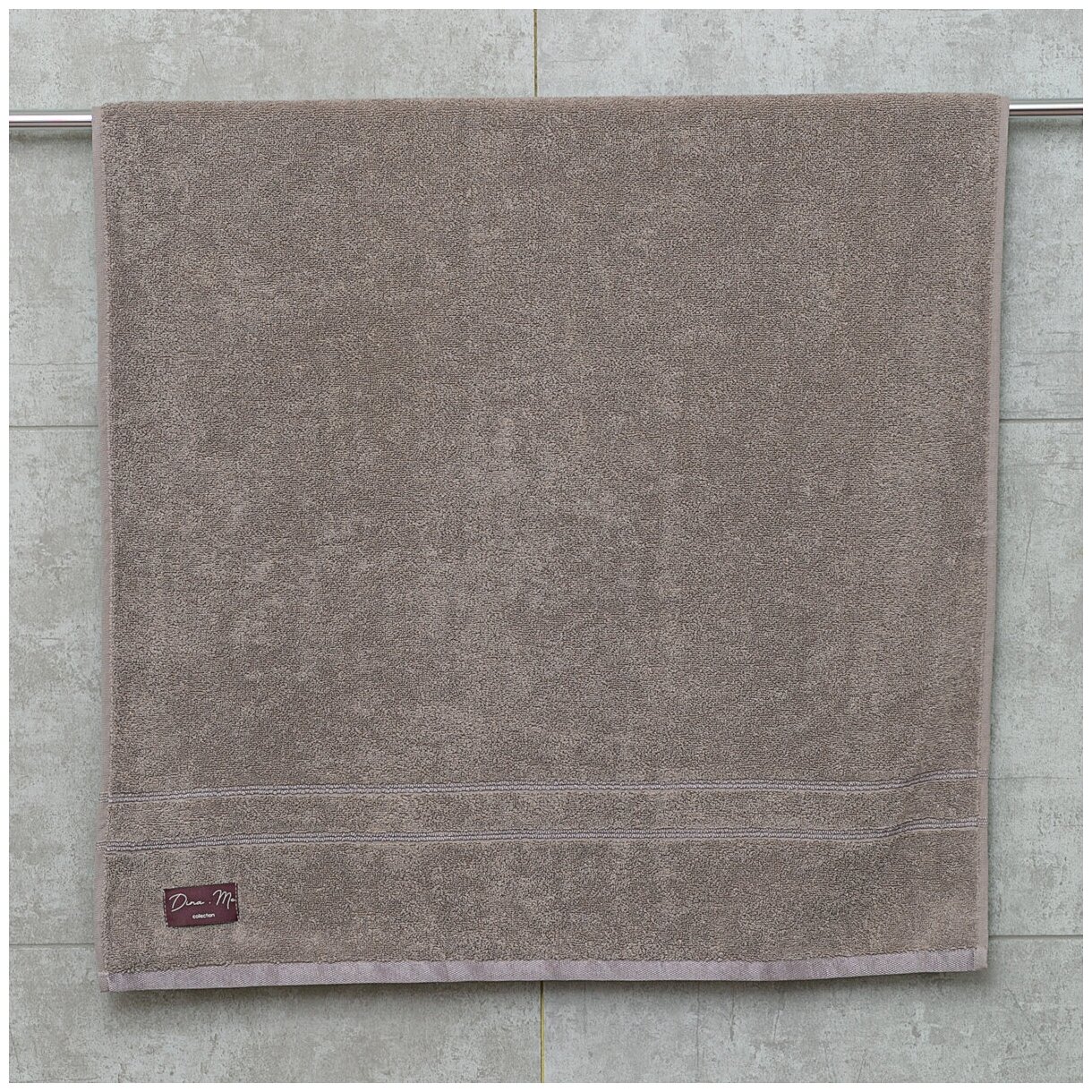 Махровое полотенце Dina Me (RAVON ) 70х140 см, цвет - Ореховый, плотность 500 гр.