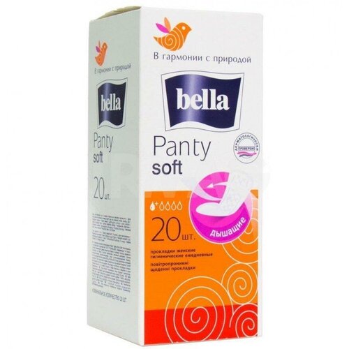 Bella Прокладки Panty Soft, 20шт , 2 упаковки