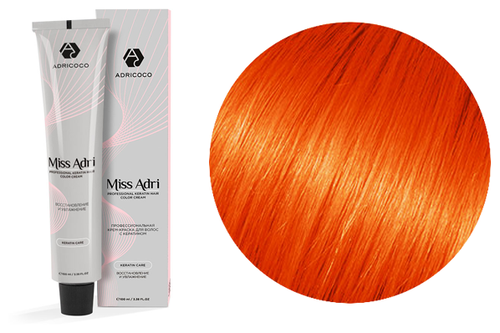 ADRICOCO Miss Adri крем-краска для волос с кератином, 9.44 очень светлый интенсивный медный блонд