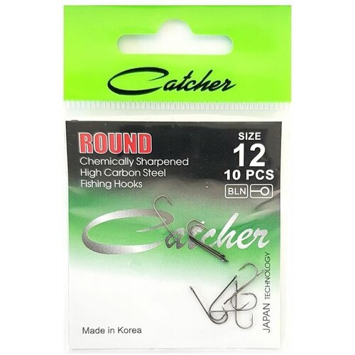 Крючок Catcher ROUND Size 12 (5 пакетиков)