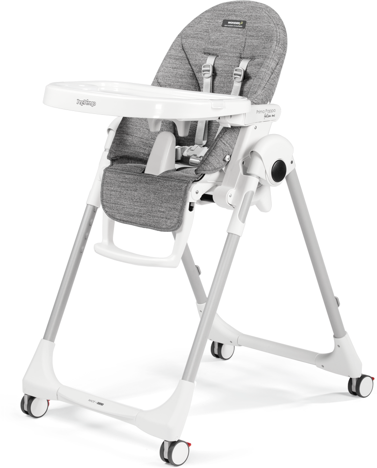 Peg-Perego Prima Pappa Follow Me текстиль, wonder grey