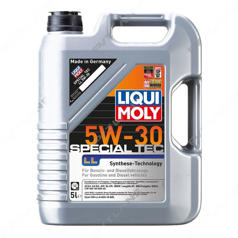 Масло Liqui Moly 5W30 Special Tec LL-синт. 5л моторное масло (8055)