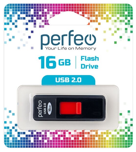 USB  Perfeo 16GB S03 Black