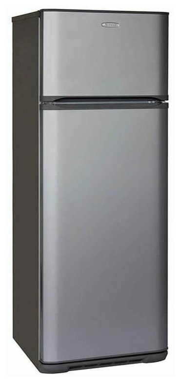 Холодильник БИРЮСА M135, двухкамерный, объем 300 л, верхняя морозильная камера 60 л, серебро, Б-M135 - фотография № 1