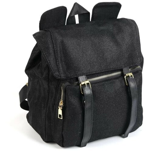 фото Женский текстильный рюкзак 5035 блек (101872) fuzi house