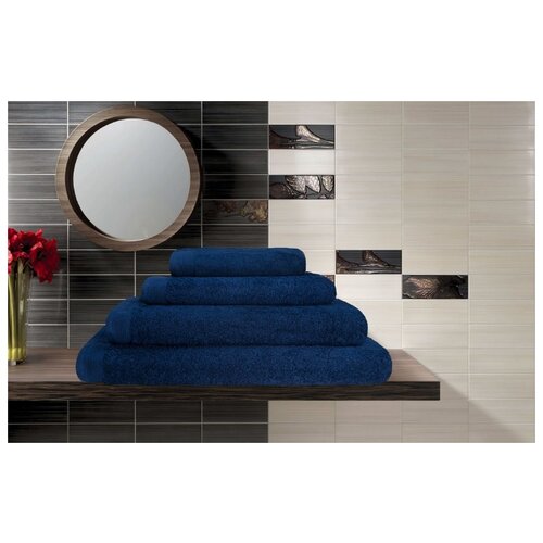 фото Guten morgen полотенце bailee цвет: тёмно-синий (50х100 см)