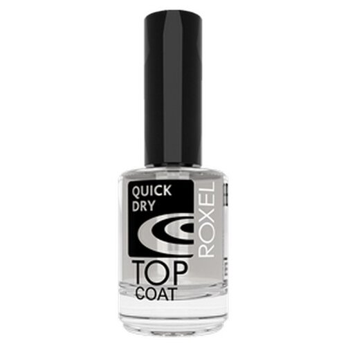 ROXELcos Верхнее покрытие Quick Dry Top Coat, прозрачный, 11 мл