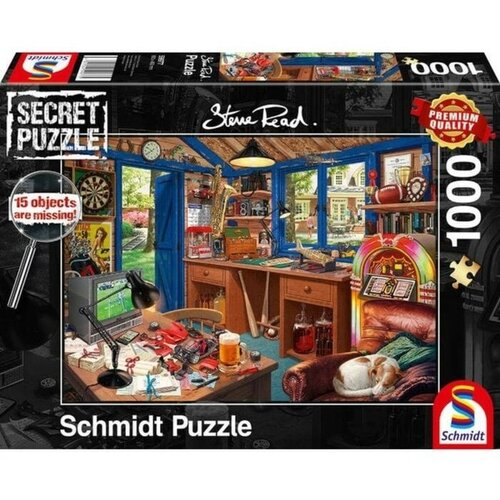 Пазл Schmidt 1000 деталей: Ст. Рид В мастерской (Secret Puzzle) пазл schmidt 1000 деталей ст рид на письменном столе secret puzzle