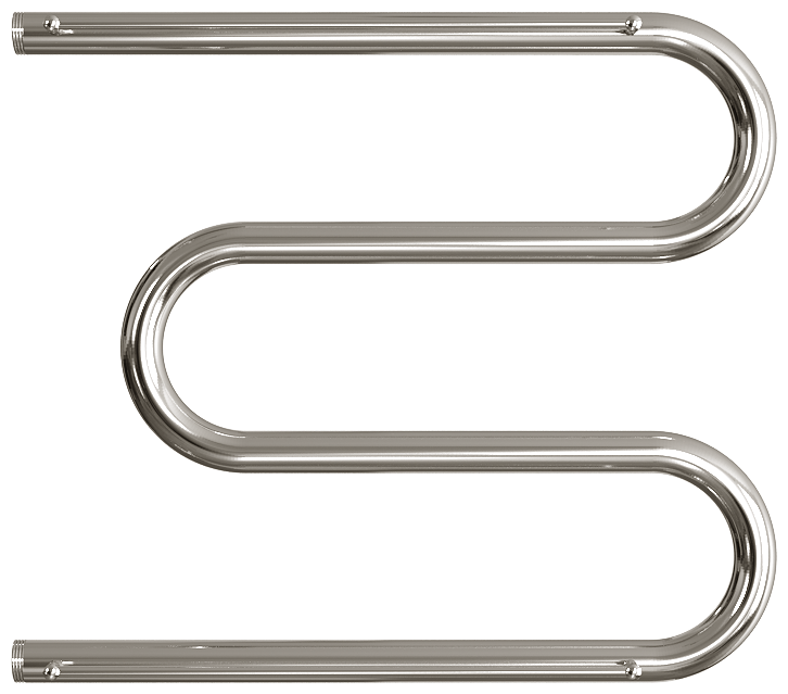 Водяной полотенцесушитель двин «M» c полочкой 1" Полированный 50/60 K0 (без креплений)