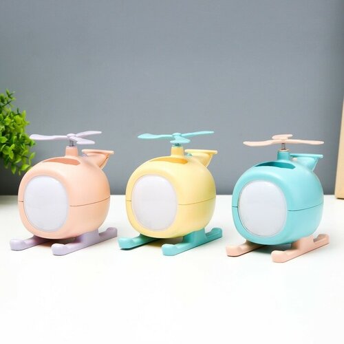 Ночник Вертолёт LED 15Вт USB АКБ микс 12х8х105 см 741₽