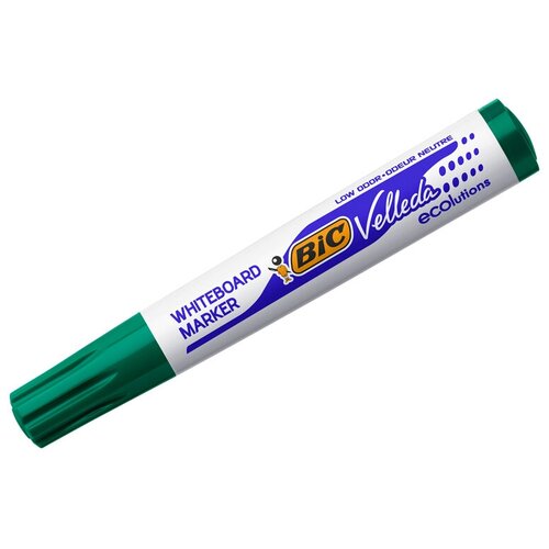 BIC Маркер Velleda, зелeный, 1 шт. доски и мольберты bic доска для рисования с маркером velleda а4