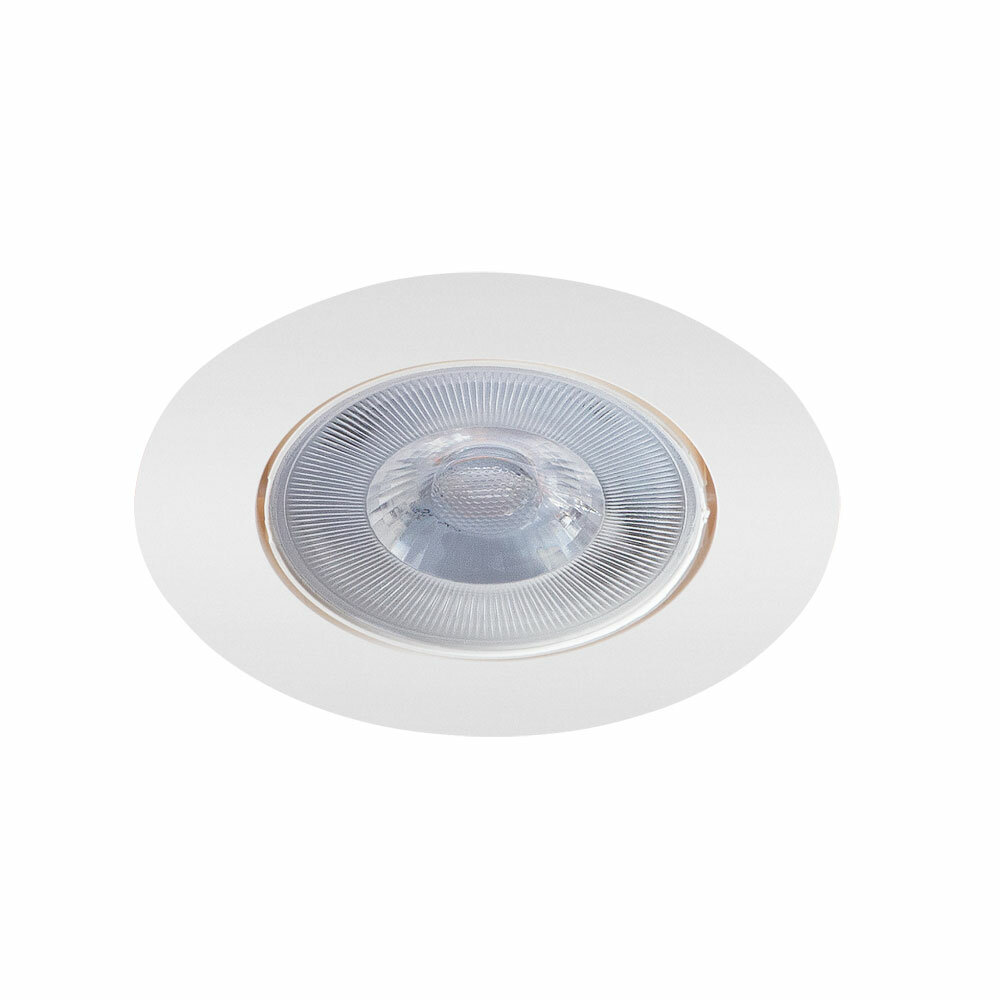 Светильник Arte Lamp Kaus A4761PL-1WH, LED, 6 Вт, 4000, нейтральный белый, цвет арматуры: белый, цвет плафона: бесцветный