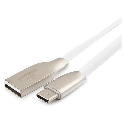 Кабель Cablexpert USB 2.0 AM/Type-C, серия Gold, длина 1.8 м, белый, блистер, CC-G-USBC01W-1.8M 16205351