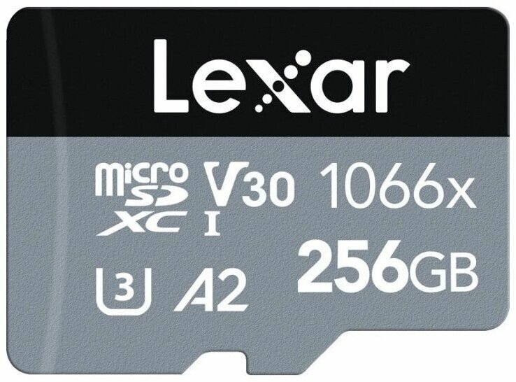 Карта памяти LEXAR Silver 1066x Micro SD класс 10 UHS-1 U3 V30 A2 256 ГБ