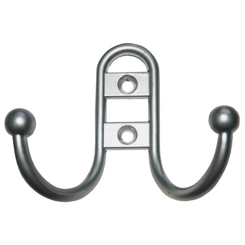 Крючок 2-х рожковый сталь хром-эффект 449₽